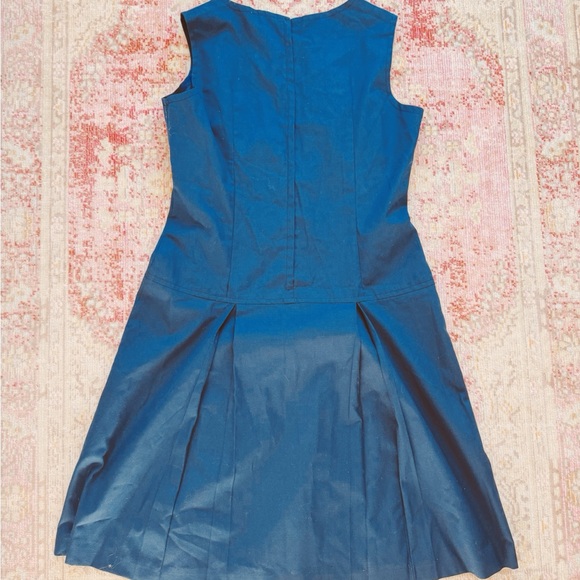 Carol Brent, Women’s Vintage Blue Sleeveless Dress - Picture 2 of 3